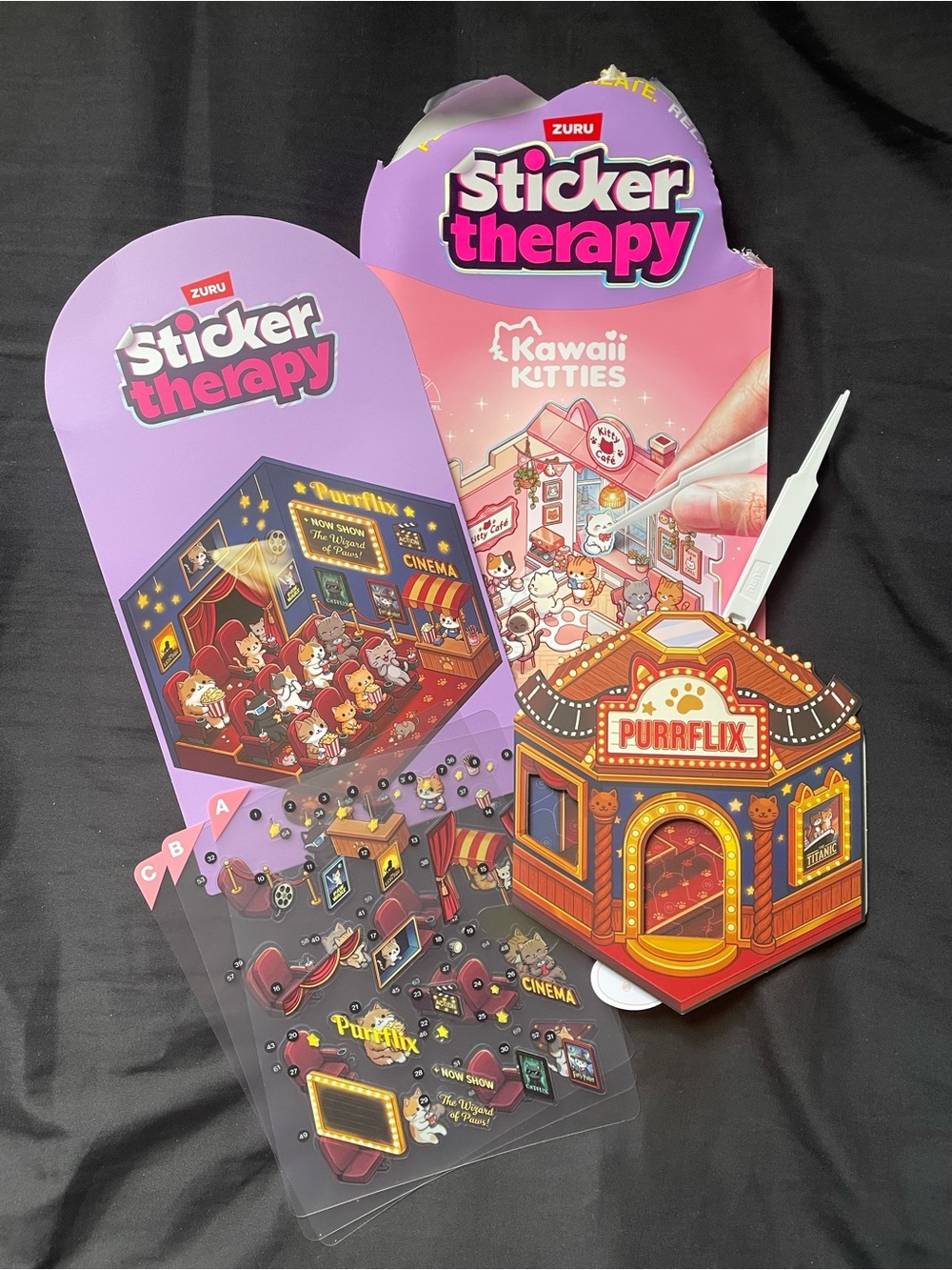 Zuru Sticker Therapy Sticker Scene (Mystery Rare - Movie Theater)